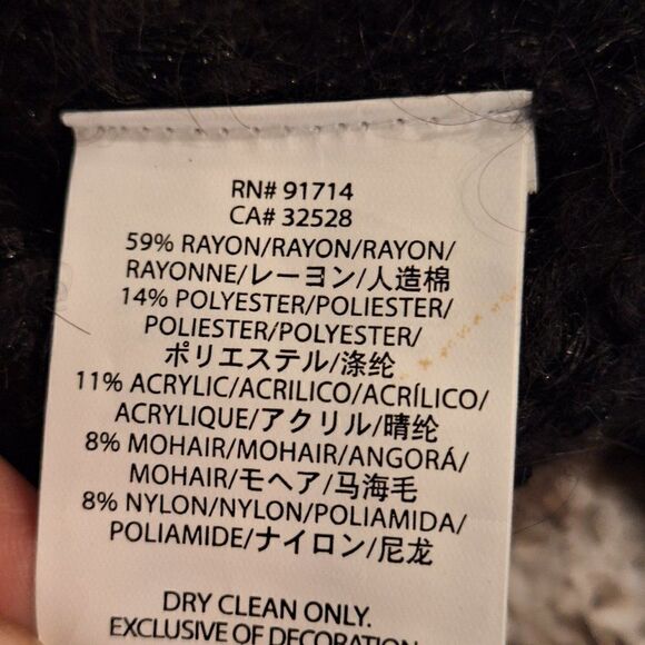 A/X Armani Exchange Sweater Women's‎ Black  Long Sleeve size xs - Picture 4 of 6